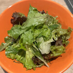 焼肉あきら漸 - 塩ドレッシングのグリーンサラダ