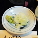 Juuwari Soba Monzenya - 薬味