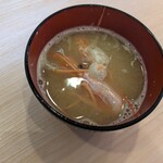 すし征 - 海老入り味噌汁