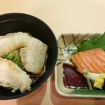 日本料理 猩々 - オーダー品の天ぷらをそばにトッピングして天ぷらそばに