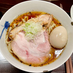 麺 みつヰ - 「生姜そば(手揉み麺)(1150円)+味玉(150円)」です