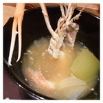 神保町 傳 - 和風ブイヤベース・・スープが美味しいのです。勿論手長海老も。写真は量を減らして頂いています。