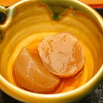 たけだ - ソースカツ丼の小鉢