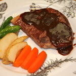 たけだ - 牛ランプステーキ(霜降り)150g 超美味しい！