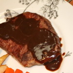 たけだ - 牛ランプステーキ(霜降り)150g 1400円 