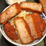 たけだ - ジャンボソースカツ丼(250g)  柔らかくて美味しい