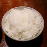 あげづき - ご飯はふっくらと美味しく、大変好感触です。