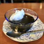 Sumibibaisencoffeekirinkohitoyonakaten - 食後にはコーヒーゼリーが来ました