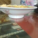 天龍菜館 - 日曜提供品｢麻婆豆腐｣（横から撮影）