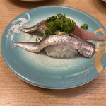 回転寿司 鮮 - アジ