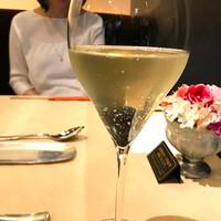 リストランテ カーザ・アルべラータ - まずは泡から。