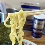 Ramen Rokkakuya - 麺アップ