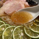 カネキッチン ヌードル - (限定)酢橘の冷やし醤油らぁめん　1,200円