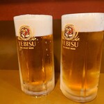 Oshokuji kisetsu ryouri yamaichi - 2023年5月　生ビール2杯
