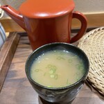 手打そば優心 - 蕎麦湯