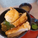 Tempura Kita Yoshi - 鶏と玉子の天丼