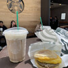 STARBUCKS COFFEE - 料理写真:『Sausage Cheddar & Egg Sandwich $5,45』 『White Choclate Macadamia Cream Cold Brew $6,25』 ※チップ込