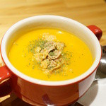 ひみつ堂 - 手作りかぼちゃのポタージュ（500円。かき氷と食べると300円）（2012/11）