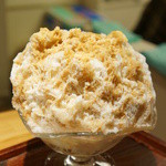 ひみつ堂 - 黒糖きな粉みるく金時豆（800円。金時豆がなくなっていたので700円）（2012/11）
      