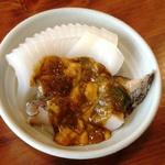 小笹寿し - 生アワビの肝＆ウニ和えwithイカ