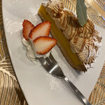 Cafe nappenappe - パンプキンタルト　500円