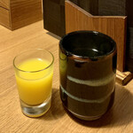 Keiun - ほうじ茶、オレンジジュース