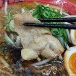 ラーメン魁力屋 - 薄造りのチャーシュー