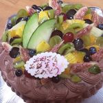 インフィオラーレ - 2013年・母親の誕生日ケーキ。24cm(8寸)なり。