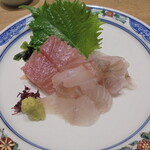 天ぷら新宿つな八 - 新鮮な刺身