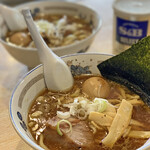 長八 - ラーメン＋味玉