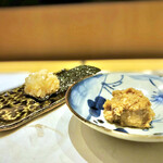 鮓 きずな - 余市あん肝 奈良漬け、三重県伊勢湾一番海苔