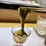 鮓 きずな - 長崎 ケンサキイカ、青森わかめそうめん リフト