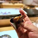 鮓 きずな - 焼き穴子おにぎり風 宮城一番海苔