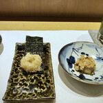 鮓 きずな - 余市あん肝 奈良漬け、三重県伊勢湾一番海苔