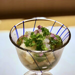 鮓 きずな - 長崎 ケンサキイカ、青森わかめそうめん