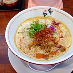 牛賀 - 牛骨胡麻味噌担々麺　１０９０円