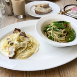 リトルネスト - パスタはシェアして頂けます。