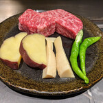 渋谷 鉄板焼き 牛味 - 肉