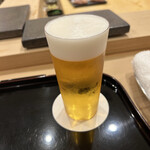 あま木 - 生ビールで乾杯‼️
