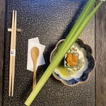 Hoshinoya Kyou To Dainingu - 端午の節句をイメージし、蓬と菖蒲が用いられる