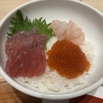 百菜 - 海鮮丼接写