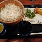 丸亀製麺 - 釜揚げとかしわ天