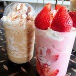 SHOP TEA GLOW - 料理写真:いちごシェイク、店内の先客が美味しいを超絶連呼していたのでちょっと期待していました