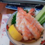 〆は海老酢でエビス顔w