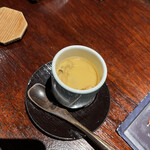 ここ一軒で山口県 アンド吉祥 新山口店 - 付き出しの冷やし茶碗蒸し。出汁がきいてて具沢山