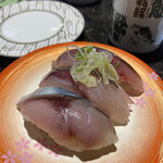 回転寿司 日本海 - 光り物三種もり