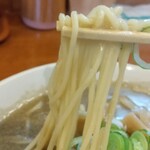 煮干中華 あさり - 麺リフト！