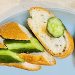 くがのマル井パン - 漬物ドッグ