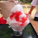 いのはな亭 - かき氷のイチゴ650円