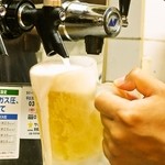 Tonkan - ギンギンに冷やしたグラスに超冷たいビール！爽快！